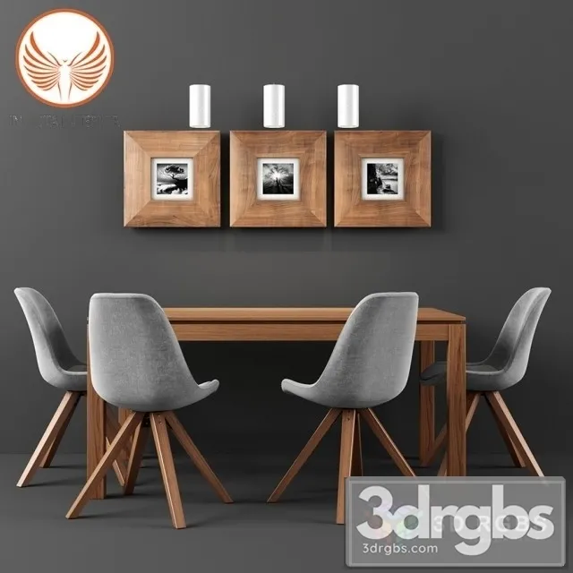 Scania Table and Chair 3D Model Free