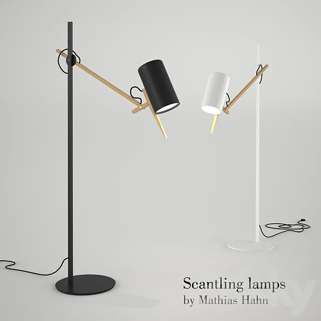 Scantling lamps 3DModel