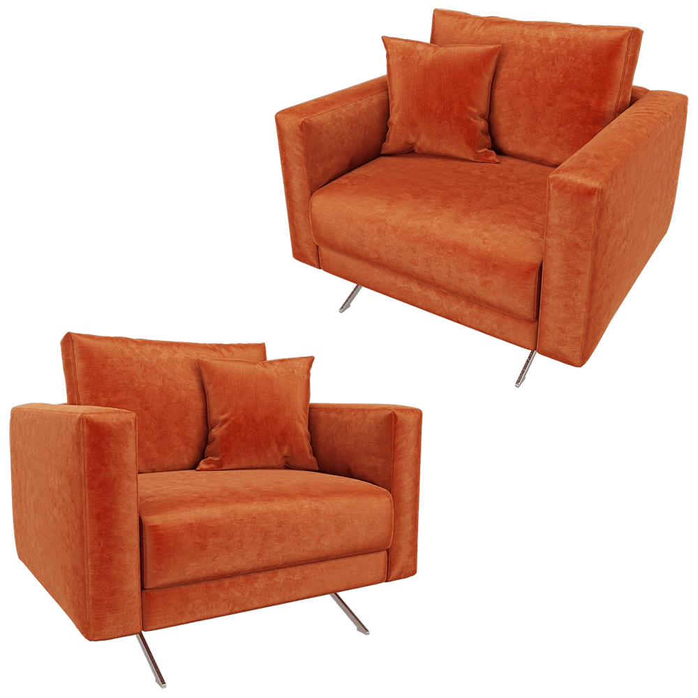 SCAPPINI HOME  - Armchair DIVA 3D Model