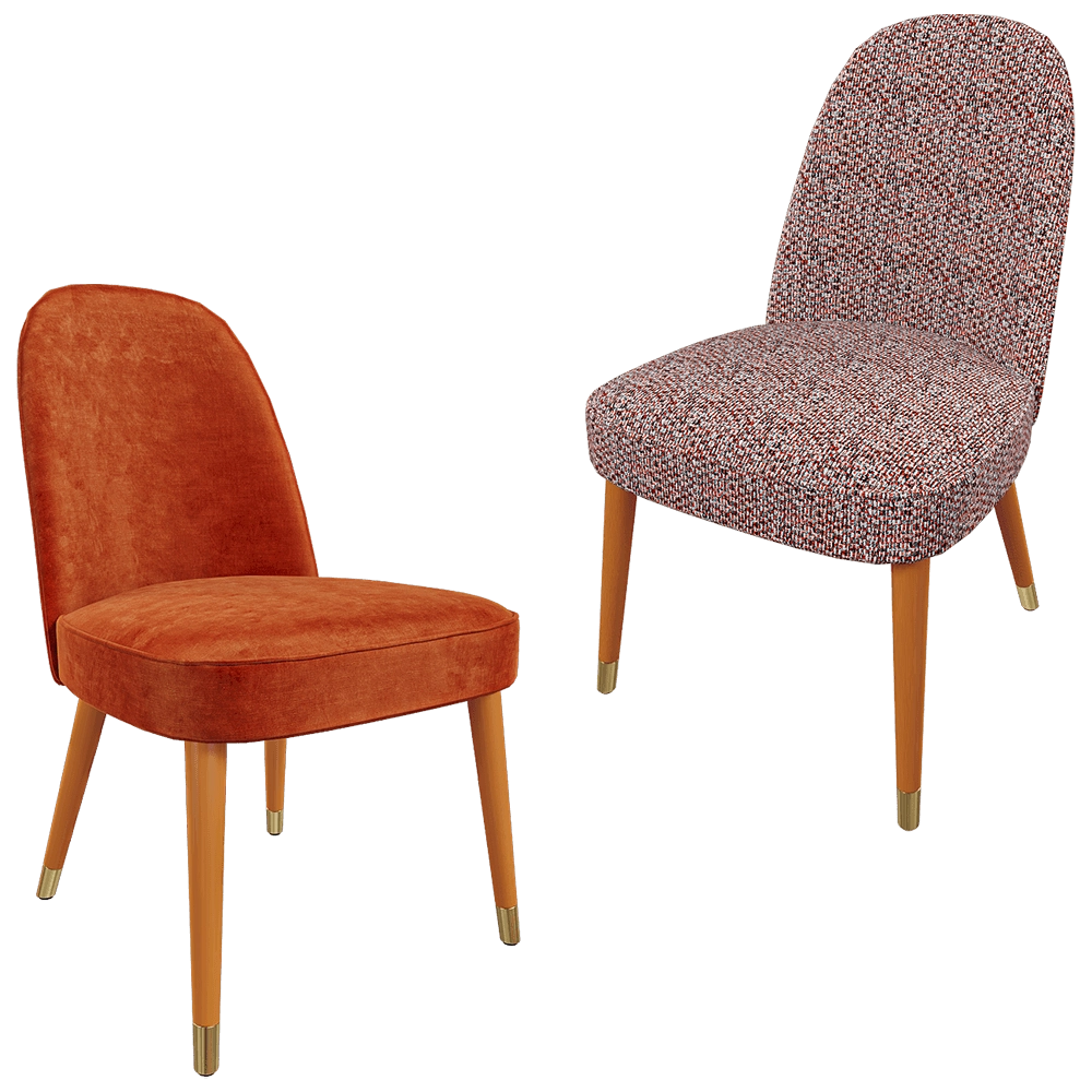 SCAPPINI HOME  - Chair KISS 3D Model