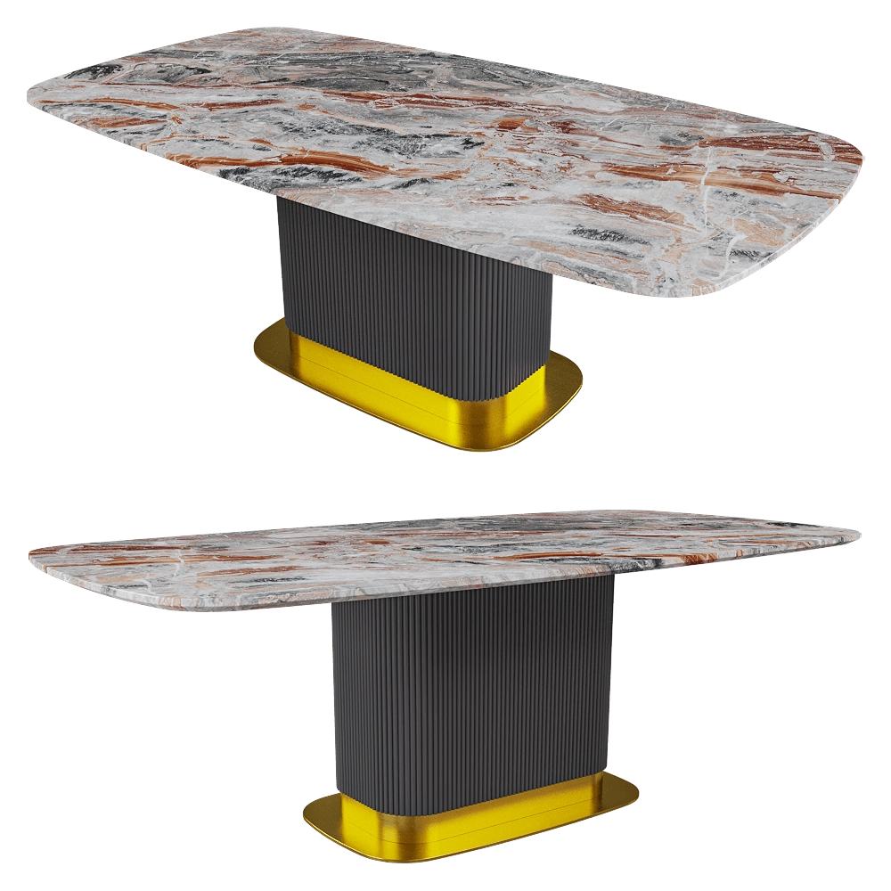 SCAPPINI HOME  - Dining table Rock 3D Model