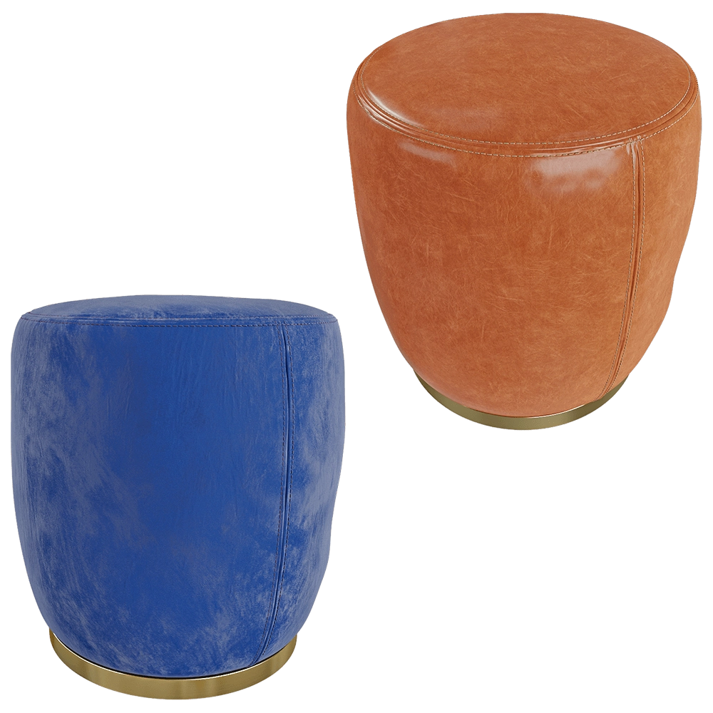 SCAPPINI HOME  - Pouf Easy 3D Model