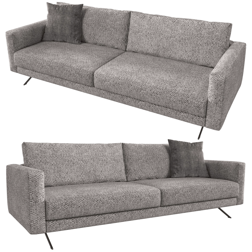 SCAPPINI HOME  - Sofa RODEO 3D Model