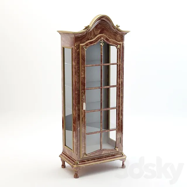 Scappini Lacquered _ sideboard 3D Model