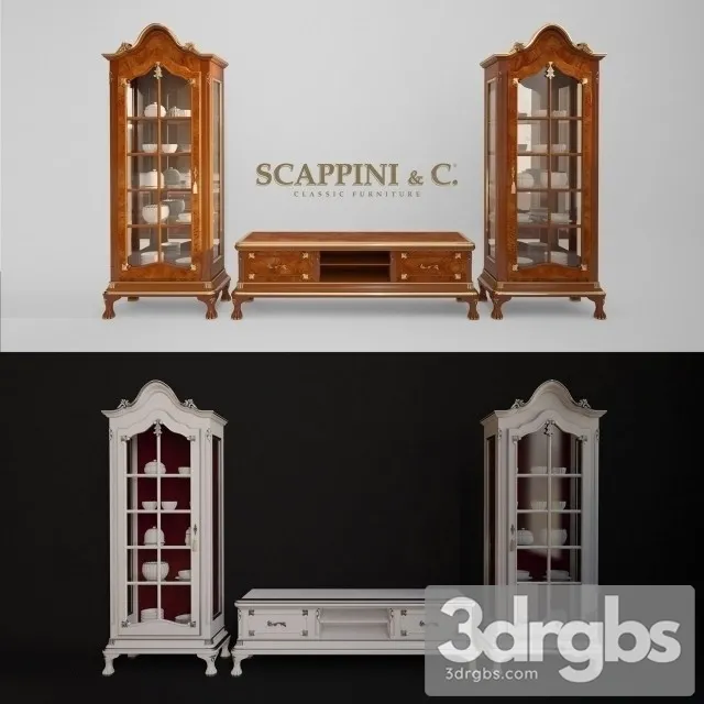 Scappini Wood 3D Model Free