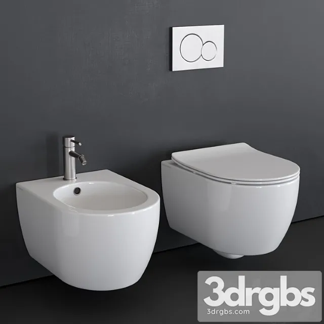 Scarabeo Ceramiche Moon Art 5520 Art 5521 3D Model Free