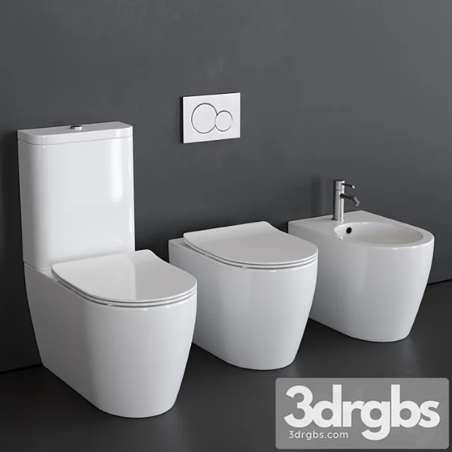 Scarabeo Ceramiche Moon Art 5522 Art 5523 Art 5526 3D Model Free