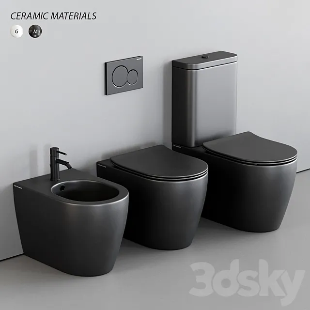 Scarabeo Ceramiche Moon WC 3DModel