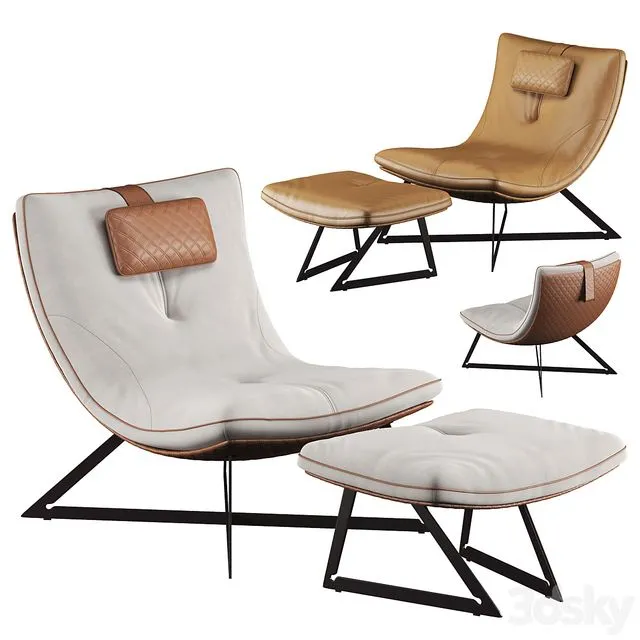 Scarlett Armchair 3D Model