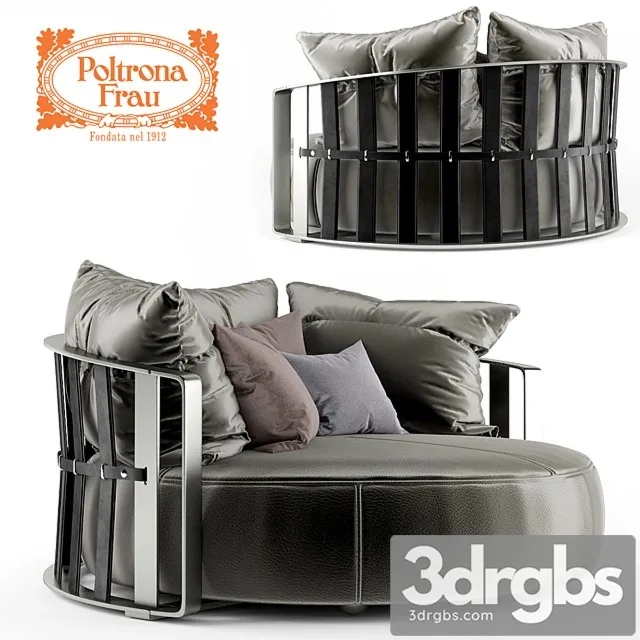 Scarlett Divano Poltrona Frau 3D Model Free
