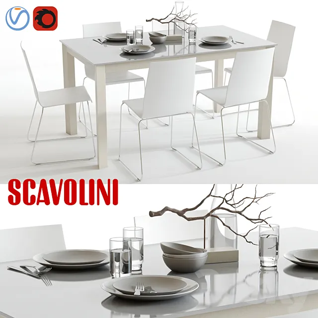 Scavolini Aire and Kuadra 3DModel
