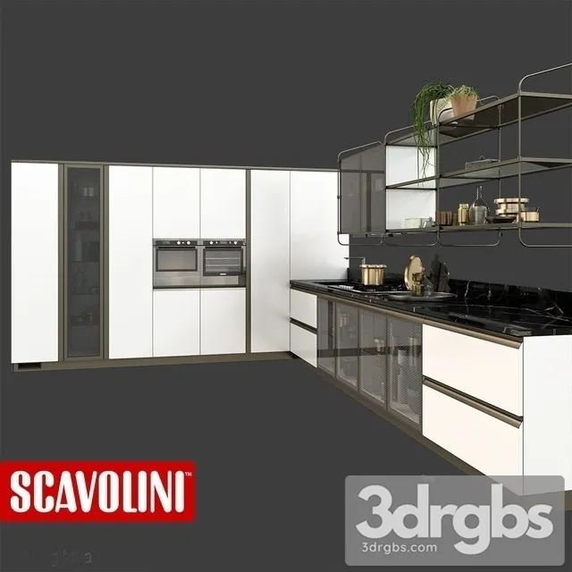 Scavolini Diesel Open Workshop 3D Model Download
