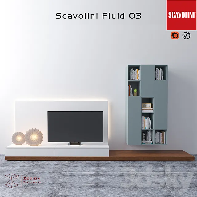 Scavolini Fluid 3 3DModel