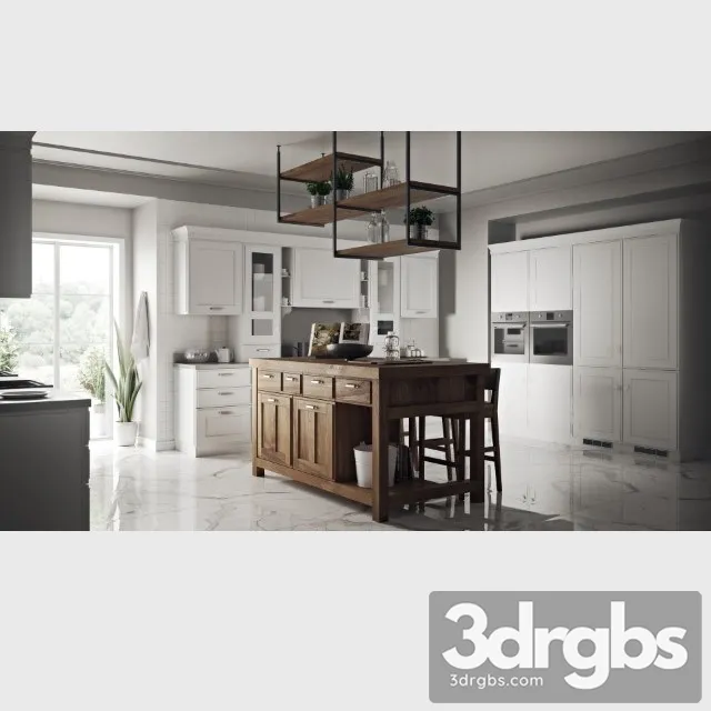 Scavolini kitchen 3D Model Free