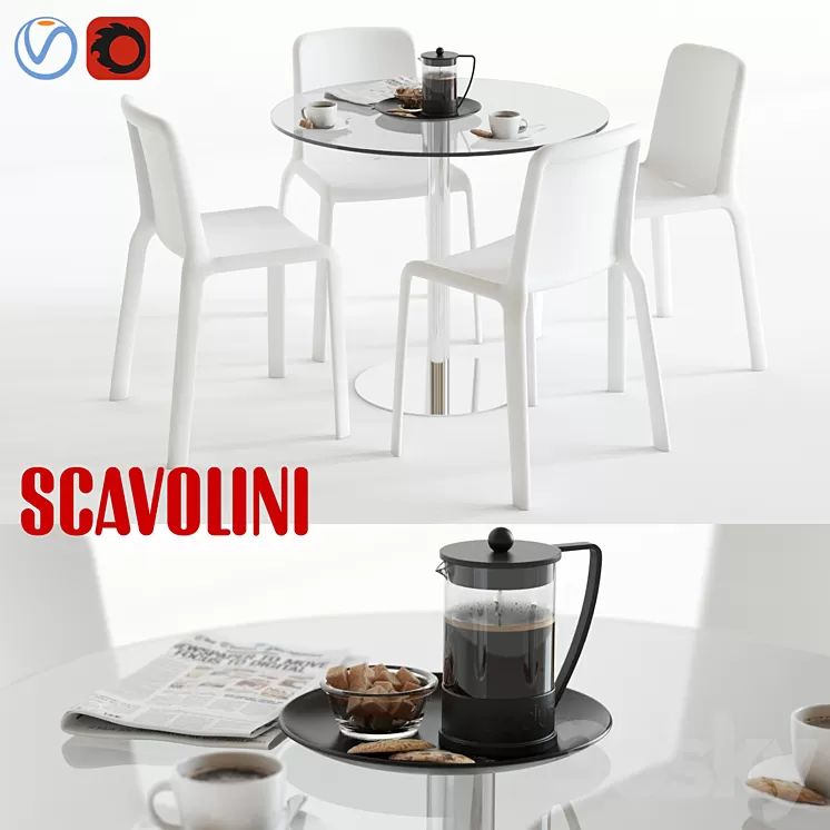 Scavolini Loop and Snow 3D Model