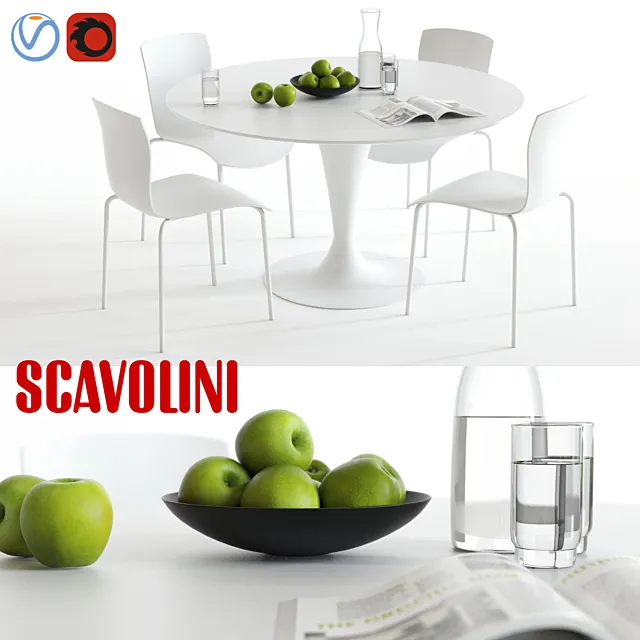 Scavolini Nomo and Chatty 3DModel