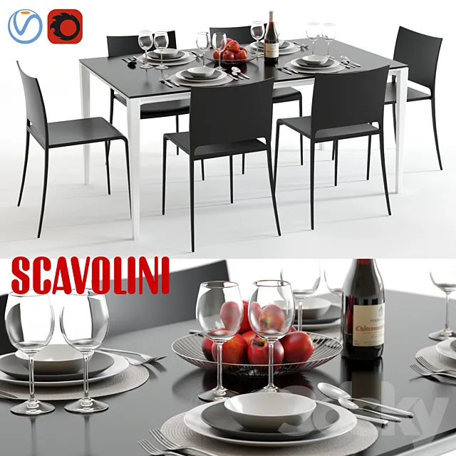 Scavolini Timeless and Mya 3DModel