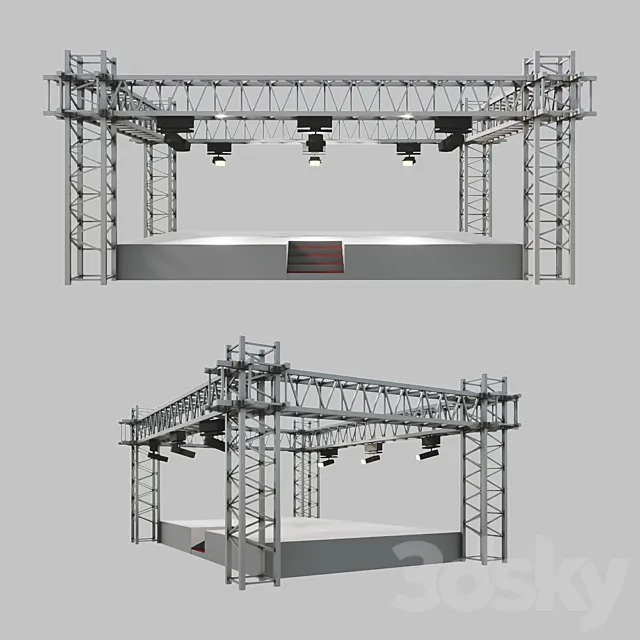 Scene 3D Model
