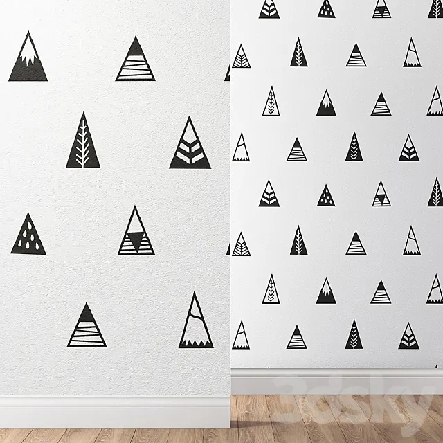 Scene from the Scandinavian style Kenna Sato Designs 3D Model