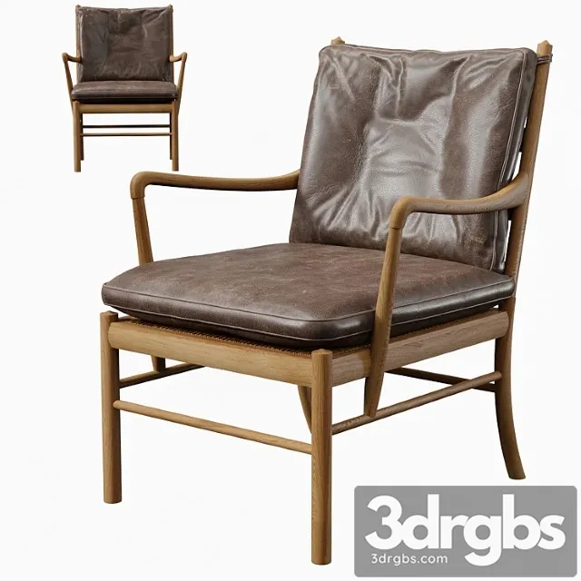 Schalling ole wanscher colonial armchairs 3D Model Free