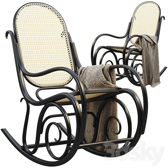 Schaukelstuhl lounge chair 3DModel