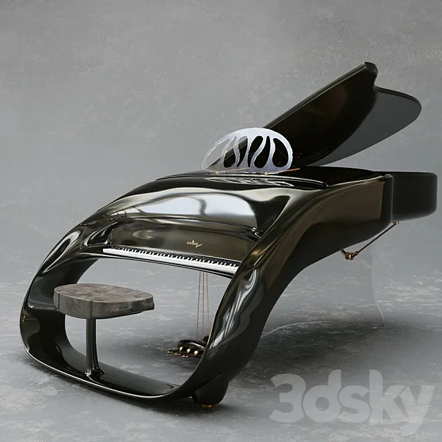 Schimmel piano 3D Model