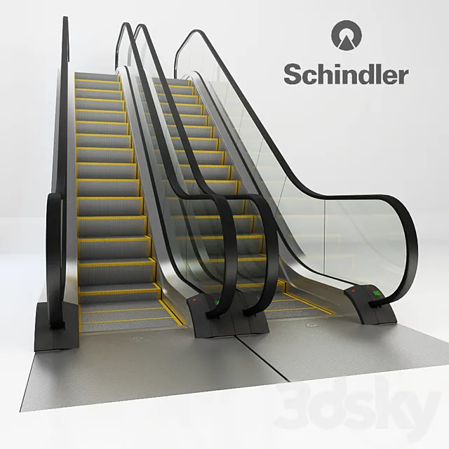 Schindler escalator 3DModel