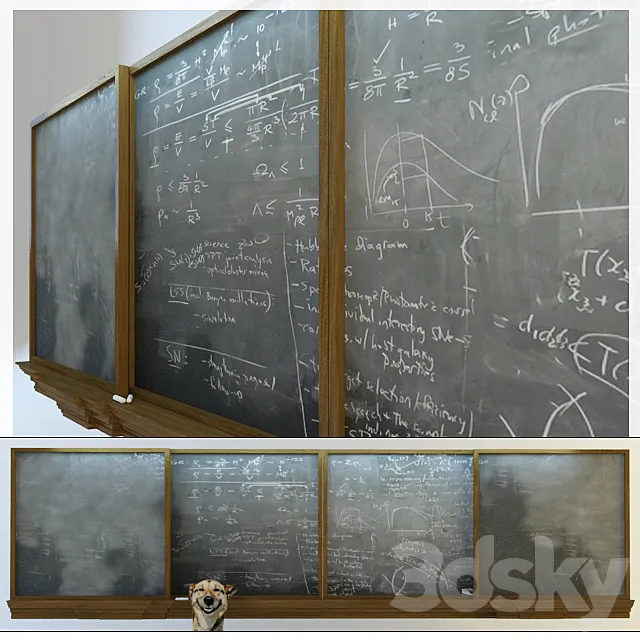 School Board 3D Model