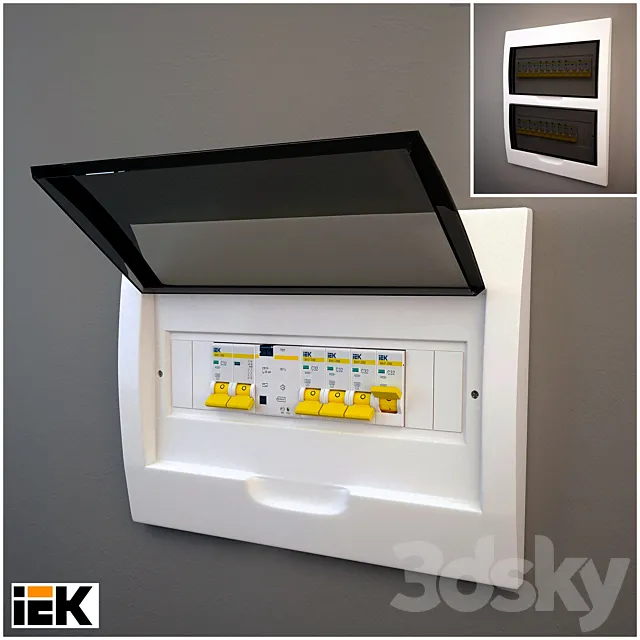 SCHRV-P-12 IP41 IEK 3DModel