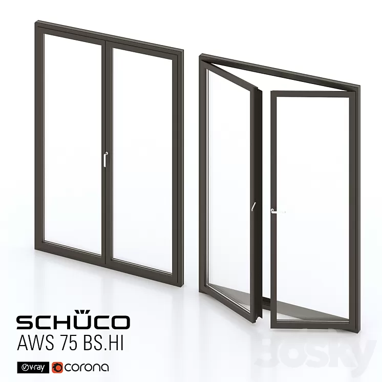 SCHUCO AWS 75 BS.HI 3D Model