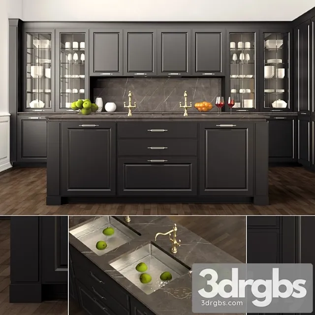 Scic - glamor collection gonzaga kitchen 3D Model Free