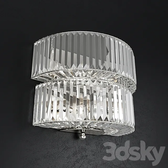 Sconce Arizzi 721_4 _ AP _ D.48 Polished Nickel 3D Model