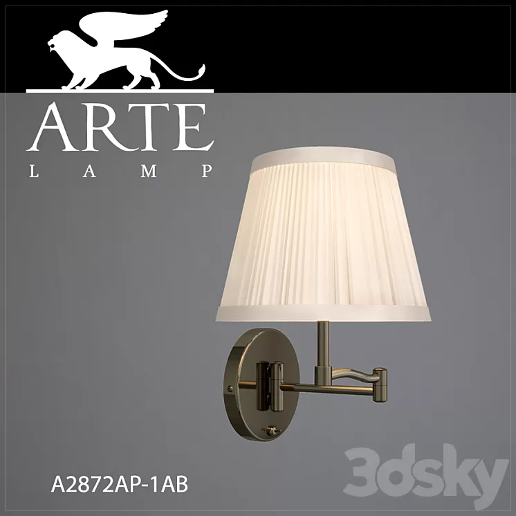 Sconce Arte Lamp A2872AP-1AB 3D Model