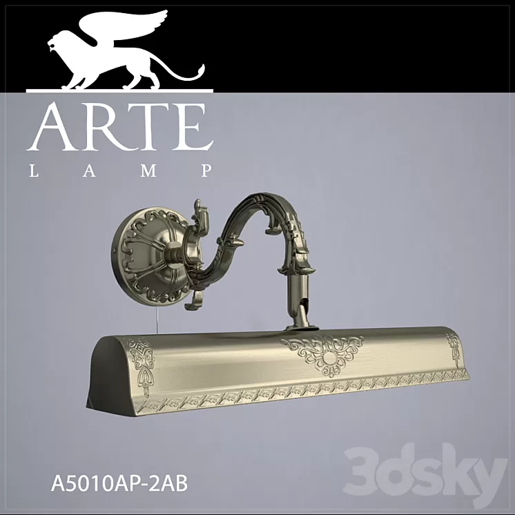 Sconce Arte Lamp A5010AP-2AB 3D Model