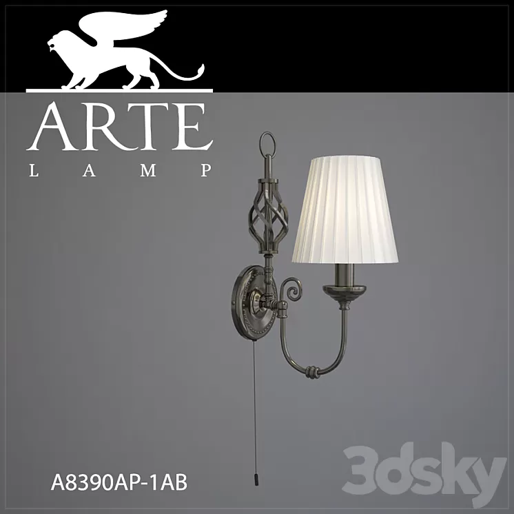 Sconce Arte Lamp A8390AP-1AB 3D Model