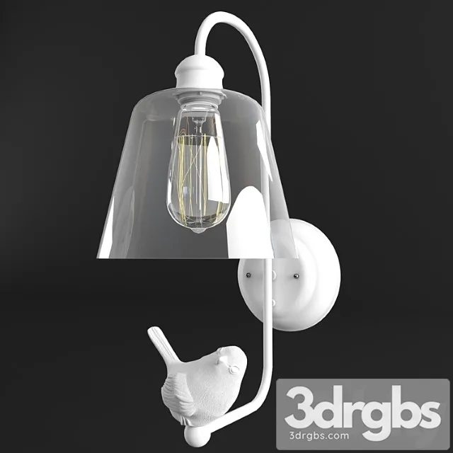 Sconce arte lamp passero a4289ap-1wh 3D Model Free