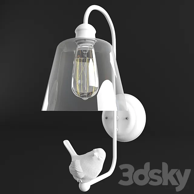 Sconce Arte Lamp Passero A4289AP-1WH Free Download