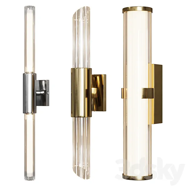 Sconce Dantone Home Seren gold Seren small Grigio Free Download