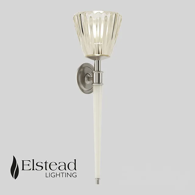 Sconce Elstead Bath Agatha bn 3D Model