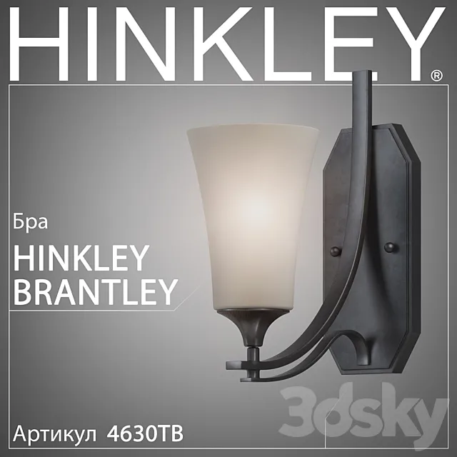Sconce Hinkley Brantley 4630TB 3D Model