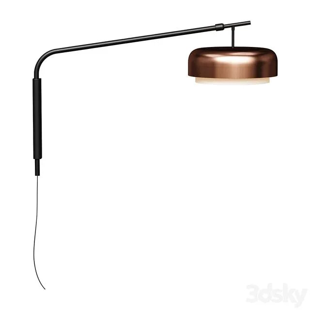 Sconce Lamp remote wall metal Clepsos 3D Model