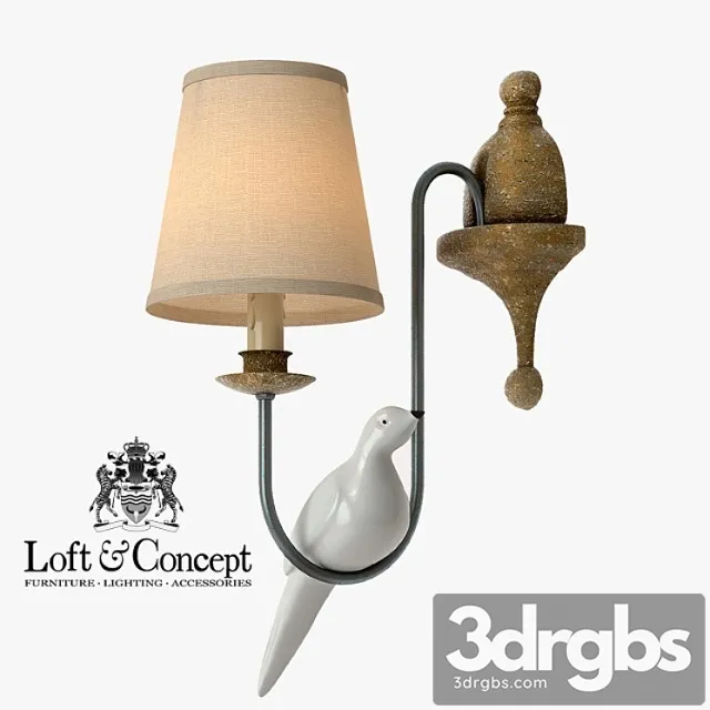 Sconce Norman Bird Wall Lamp One 3D Model Free