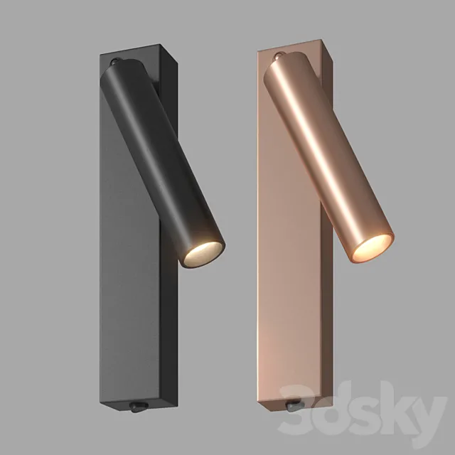 Sconce Pons spot black 3D Model