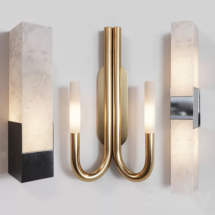 Sconce set by Kelly Wearstler 3D Model