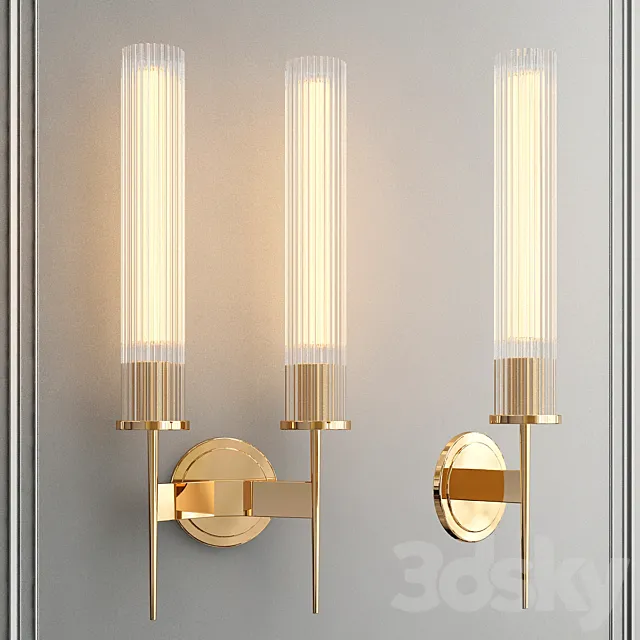Sconce with glass shade Free Download
