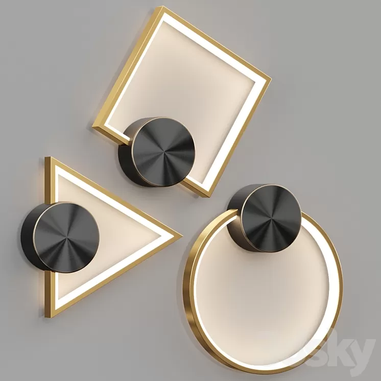 Sconce WOLKE WALL Lampatron 3D Model Free