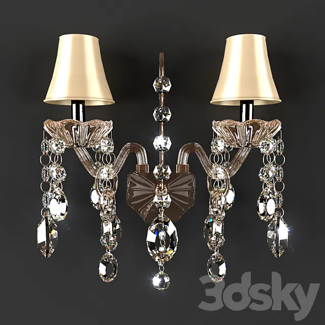 Sconces CRYSTAL LUX SIENA AP2 3D Model