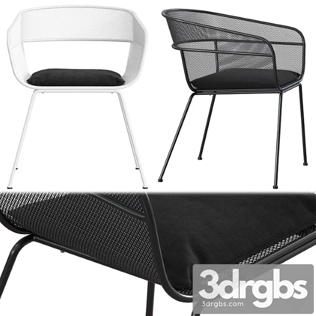 scoop outdoor side chair 3D Model Free