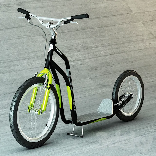 Scooter. Yedoo Mezeq. 3D Model