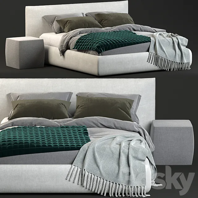 Scott Meridiani Bed 3DModel